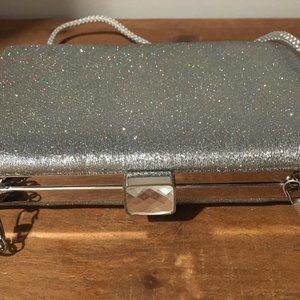 Silver Glitter Fashion Purse